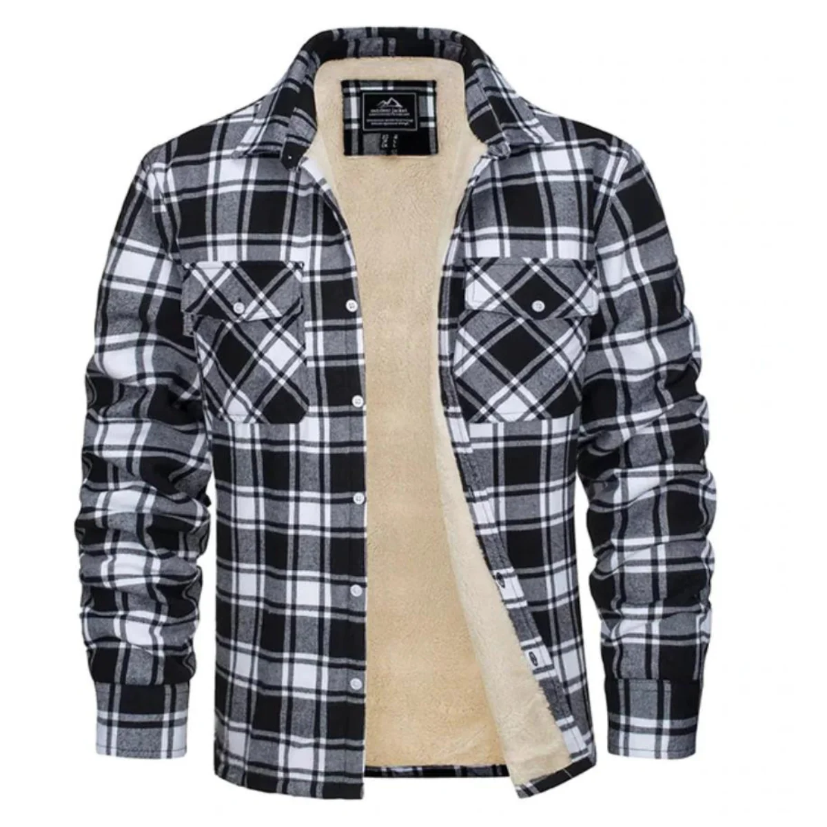 Men’s Alpine Fleece-Lined Plaid Shirt Jacket