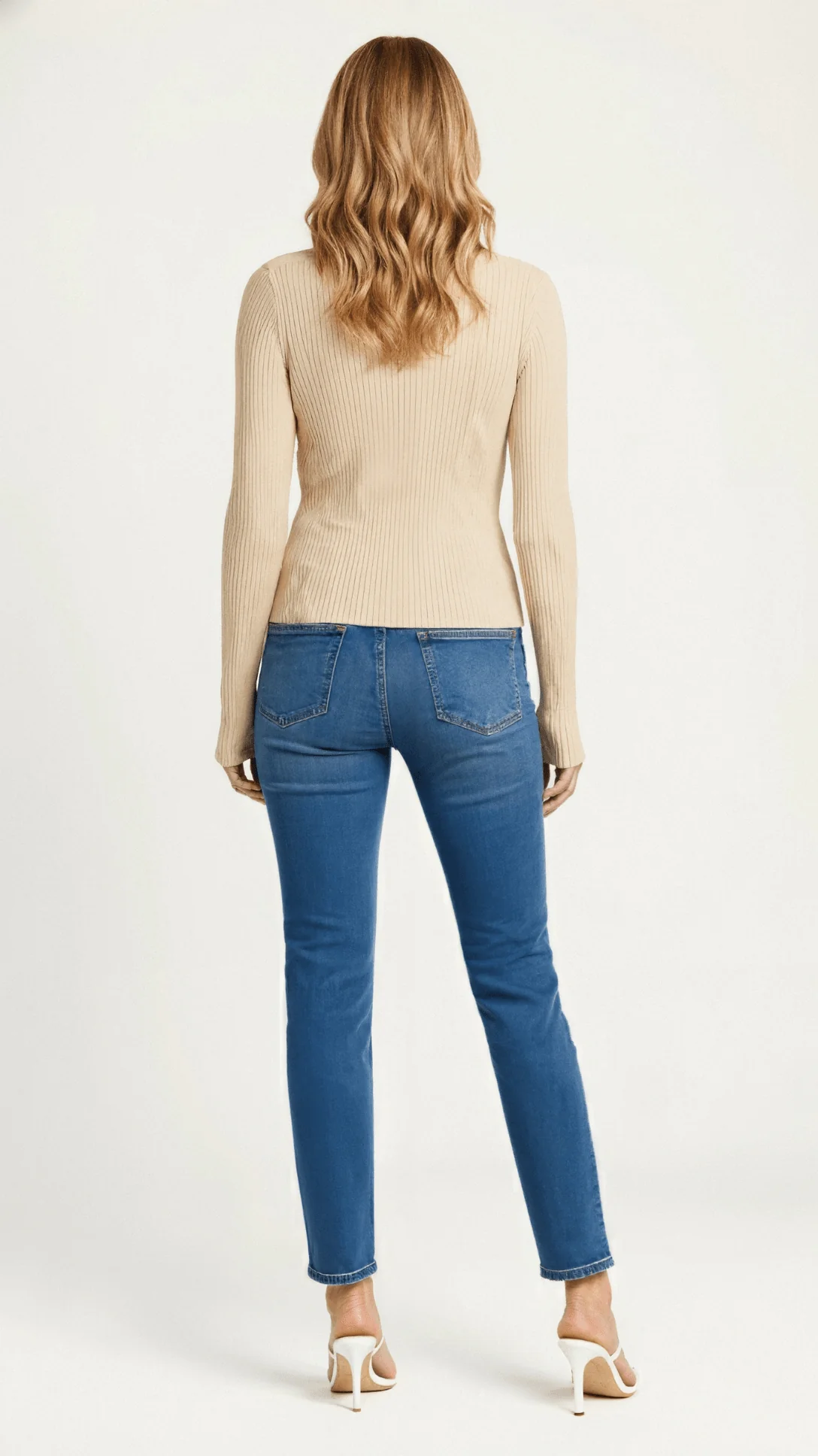 Women’s Ribbed Button-Up Knit Cardigan - Classic Slim Fit Sweater