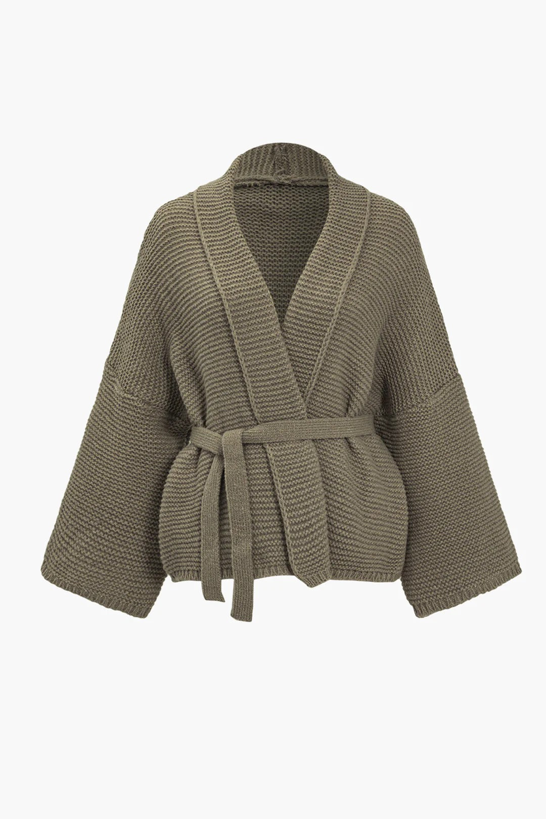 Women’s Aria Belted Knit Cardigan - Relaxed Open-Front Layer