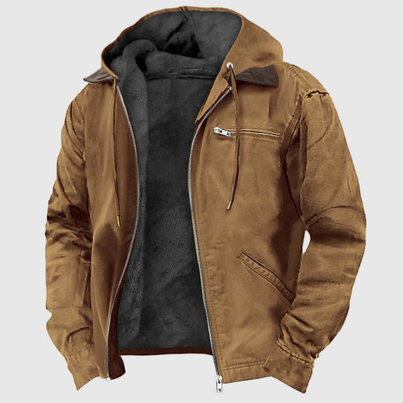 Men’s Shield Soft Hooded Jacket - Everyday Warm Zip-Up Layer