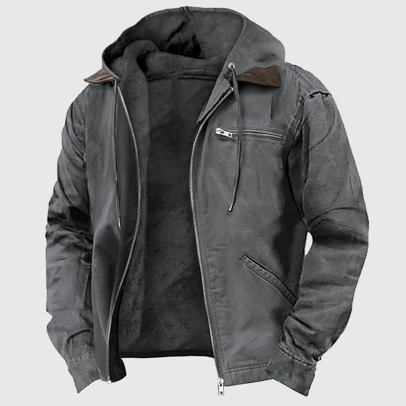 Men’s Shield Soft Hooded Jacket - Everyday Warm Zip-Up Layer