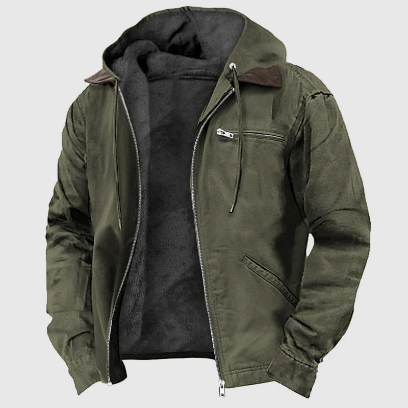 Men’s Shield Soft Hooded Jacket - Everyday Warm Zip-Up Layer
