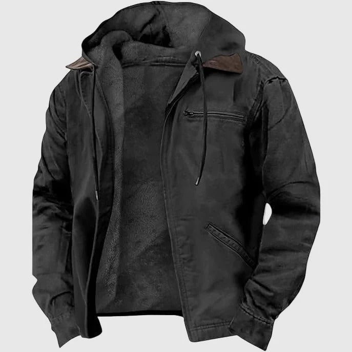 Men’s Shield Soft Hooded Jacket - Everyday Warm Zip-Up Layer