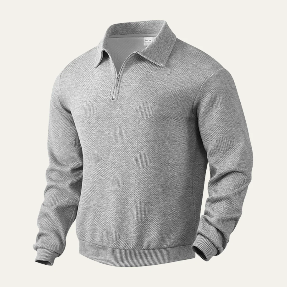 Men’s Half-Zip Pullover Sweater - Classic Stand Collar Knit Top