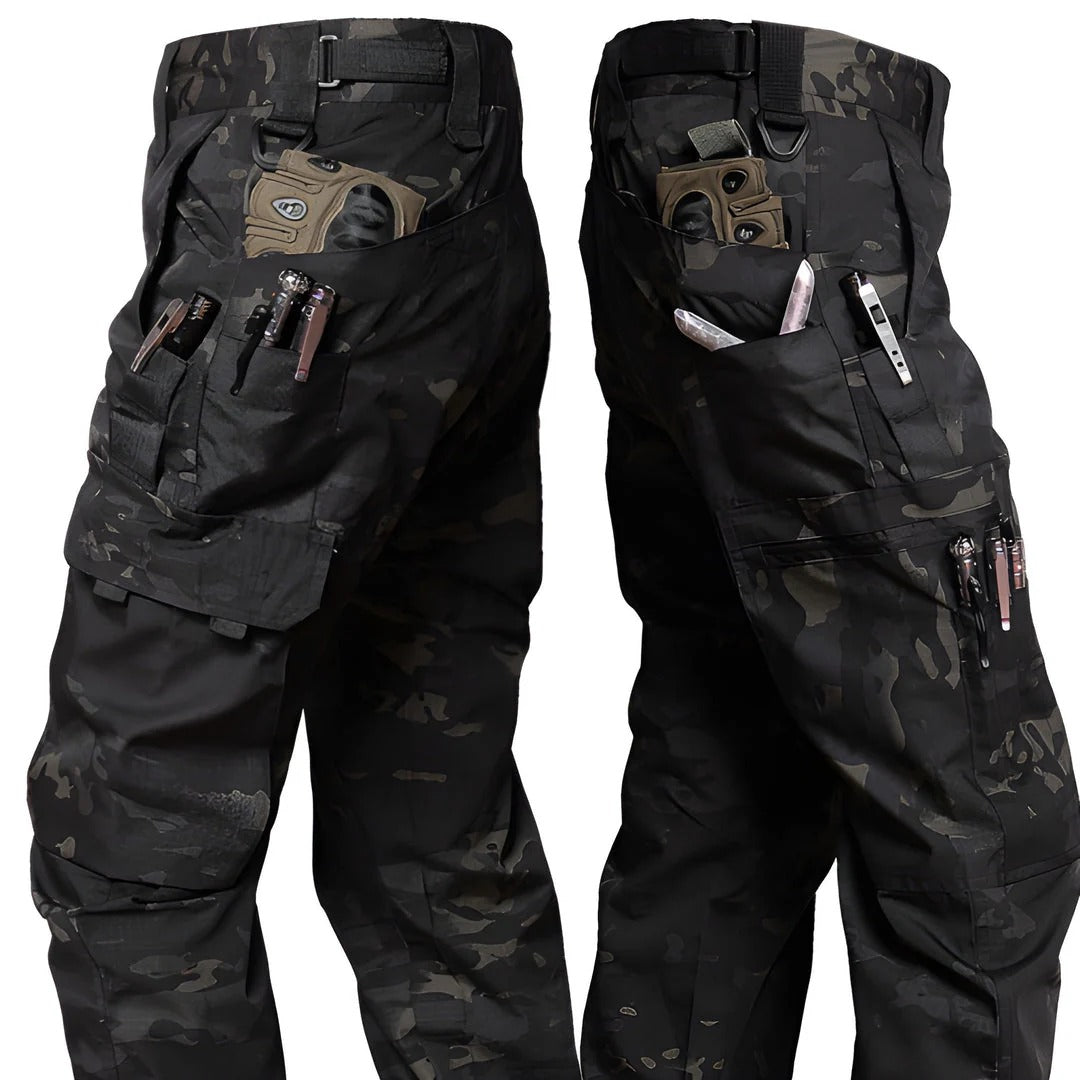 Men’s ShadowForce Tactical Cargo Pants - Utility Multi-Pocket Trousers