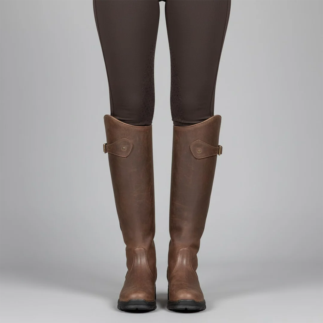 Women’s Tall Rubber Riding Boots - Waterproof Knee-High Style