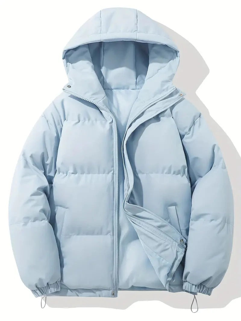 Men’s ArcticShield Hooded Puffer Jacket - Insulated Zip-Up Coat