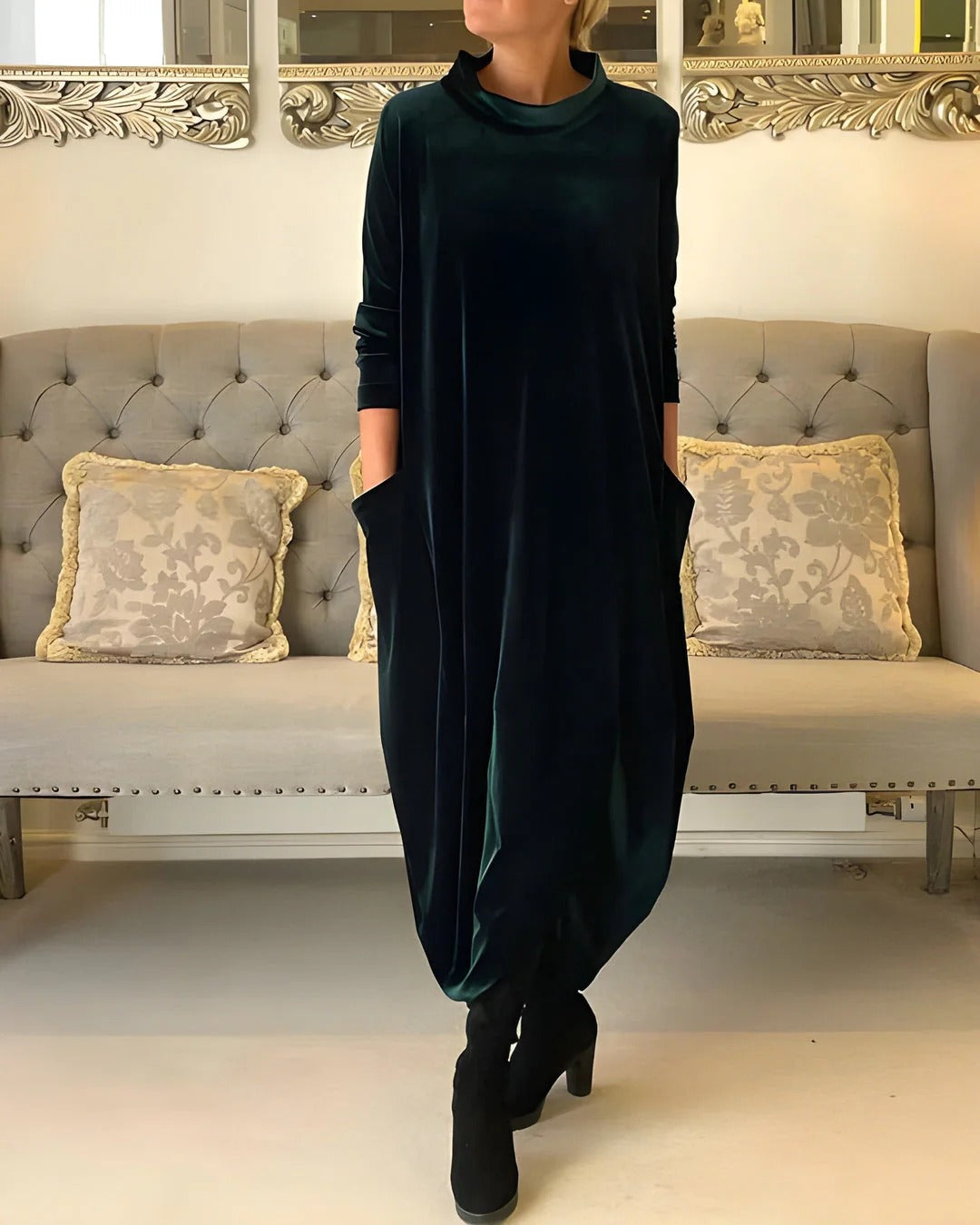 Women’s Velvet Aura Relaxed Maxi Dress