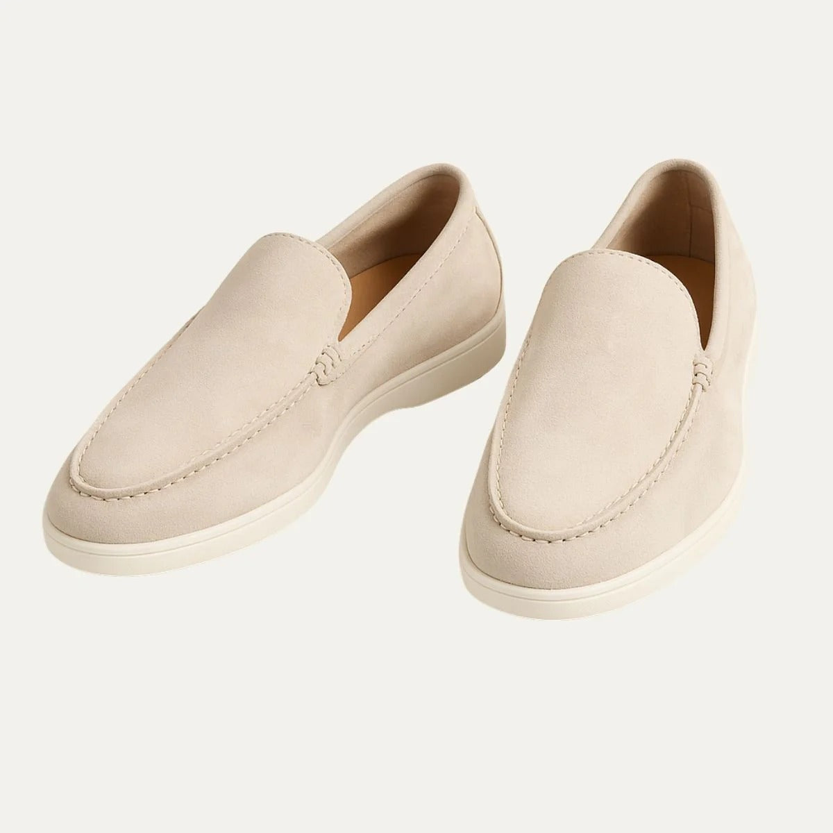 Men’s Classic Slip-On Loafers – Minimalist Casual Dress Shoes