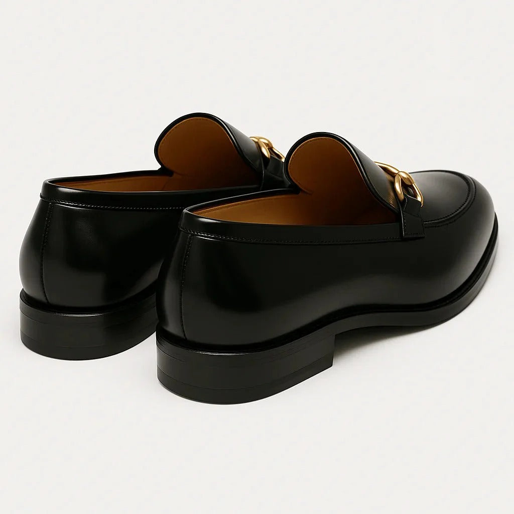 Men’s Classic Horsebit Loafers - Polished Slip-On Dress Shoes