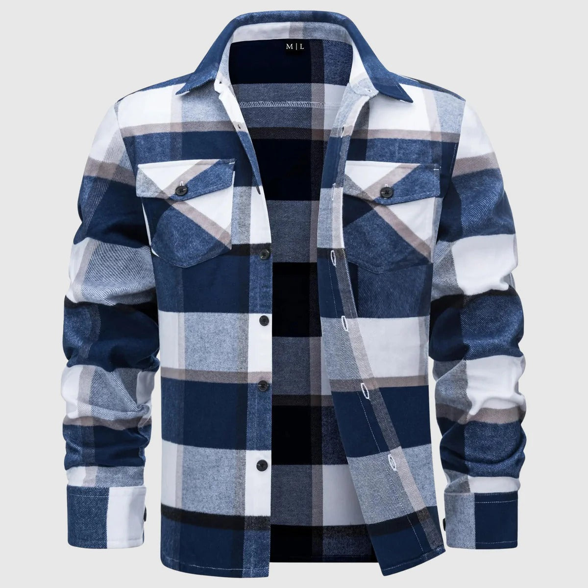 Men’s Metro Check Casual Shirt – Everyday Button-Up