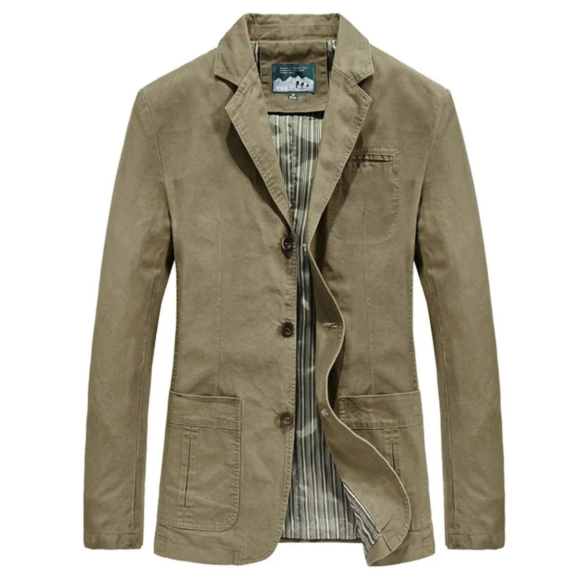 Men’s Casual Tailored Blazer - Lightweight Button-Up Jacket