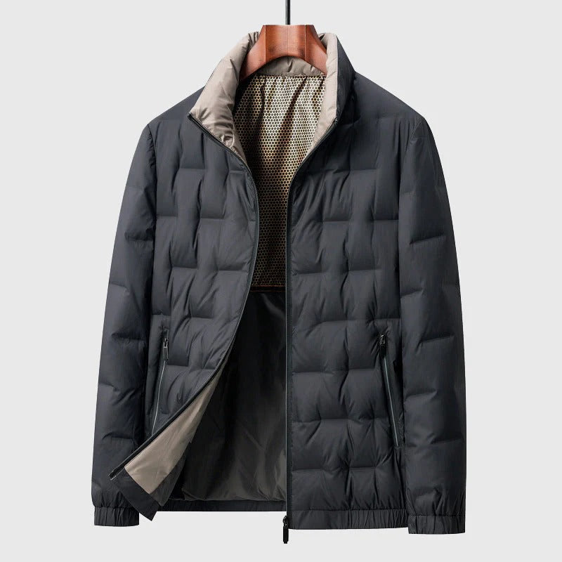 Men’s Quilted Puffer Jacket - Lightweight Insulated Outerwear