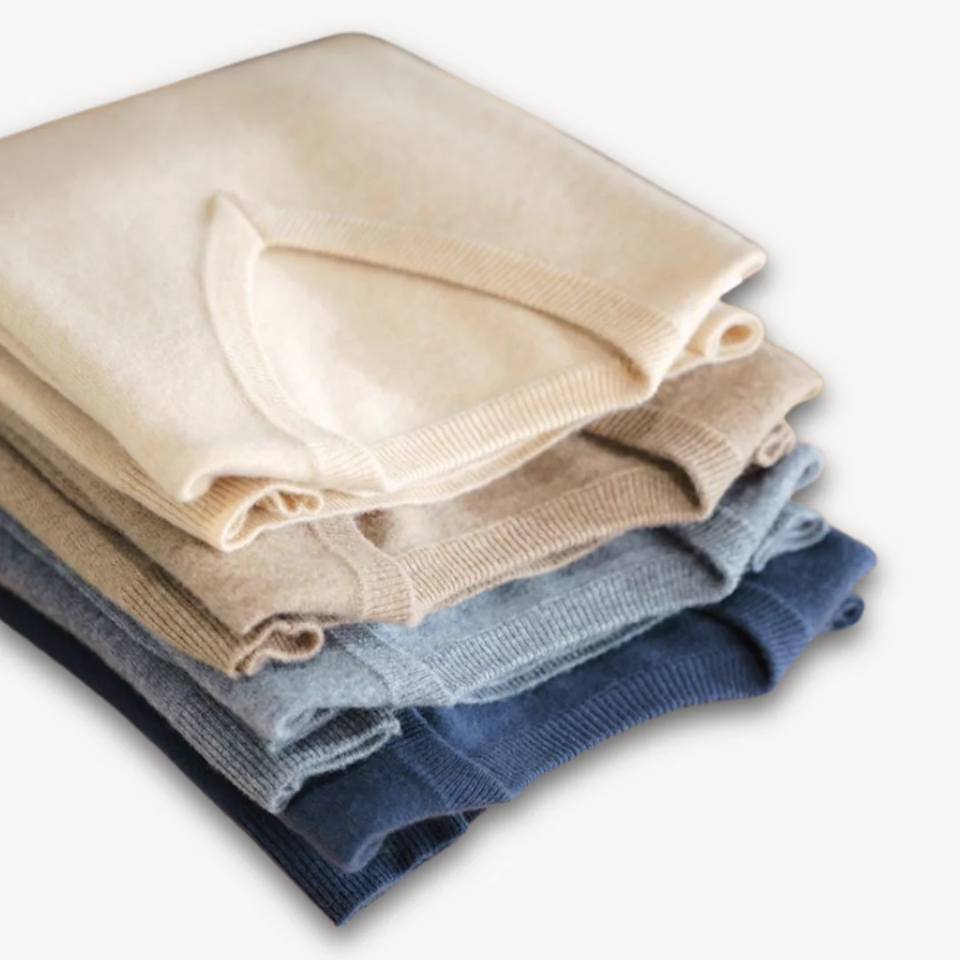 Men’s Preston Layered Collar Knit Sweater - V-Neck Pullover