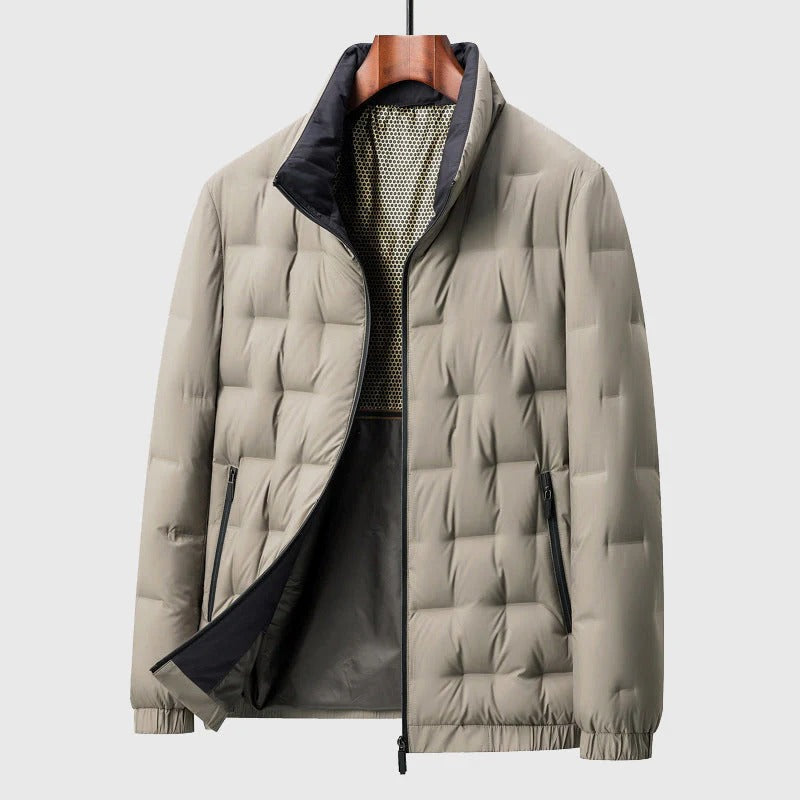 Men’s Quilted Puffer Jacket - Lightweight Insulated Outerwear