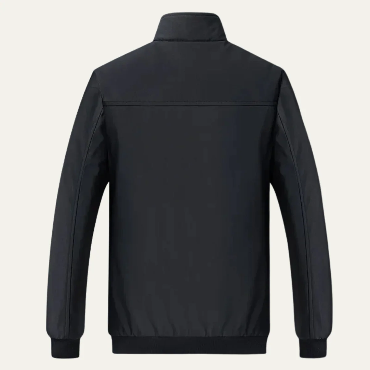 Men’s Lined Bomber Jacket - Warm Zip-Up Winter Outerwear
