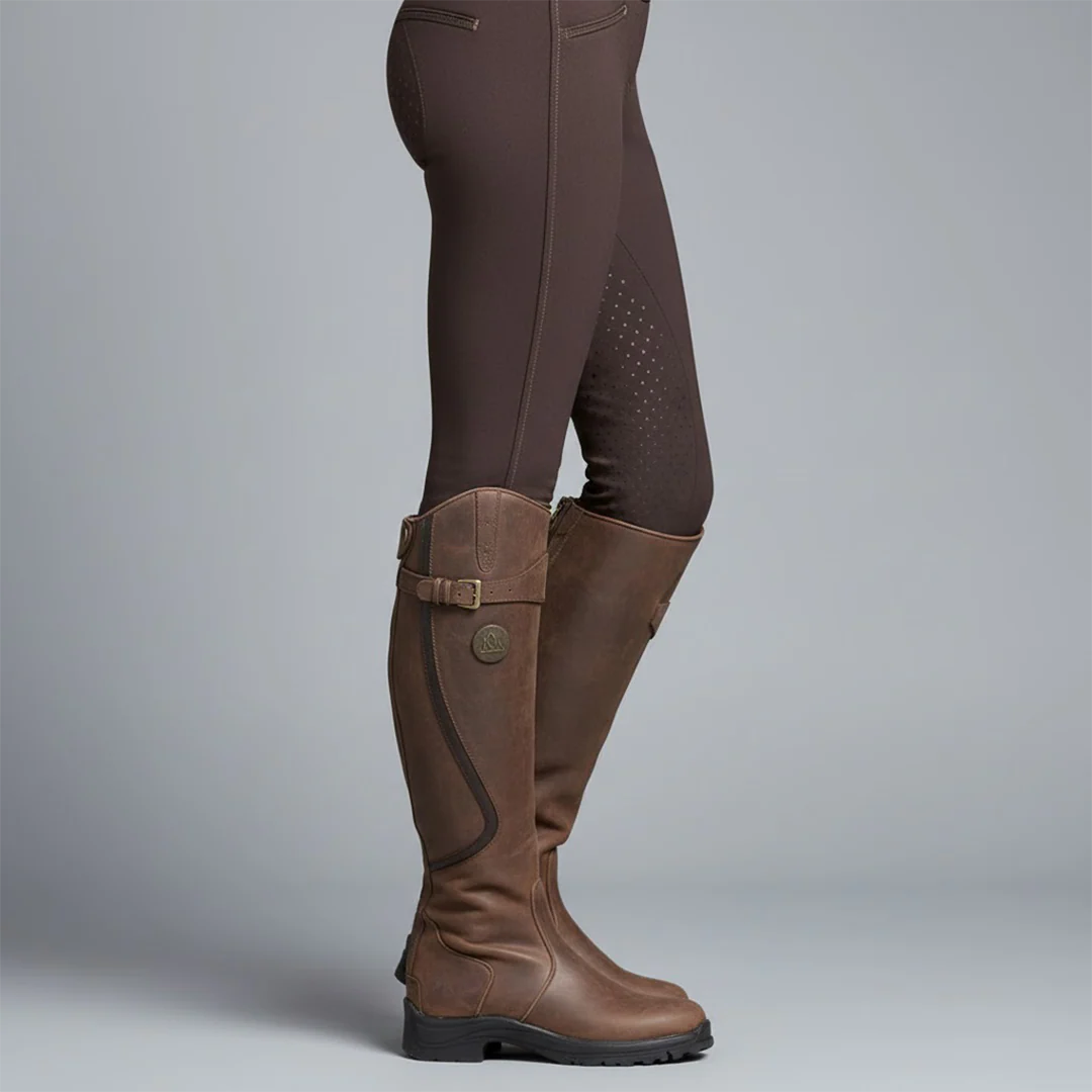 Women’s Tall Rubber Riding Boots - Waterproof Knee-High Style