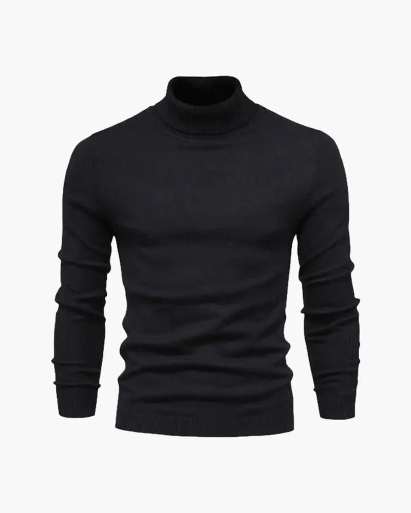 Men’s Arno Classic Turtleneck Sweater - Slim-Fit Knit