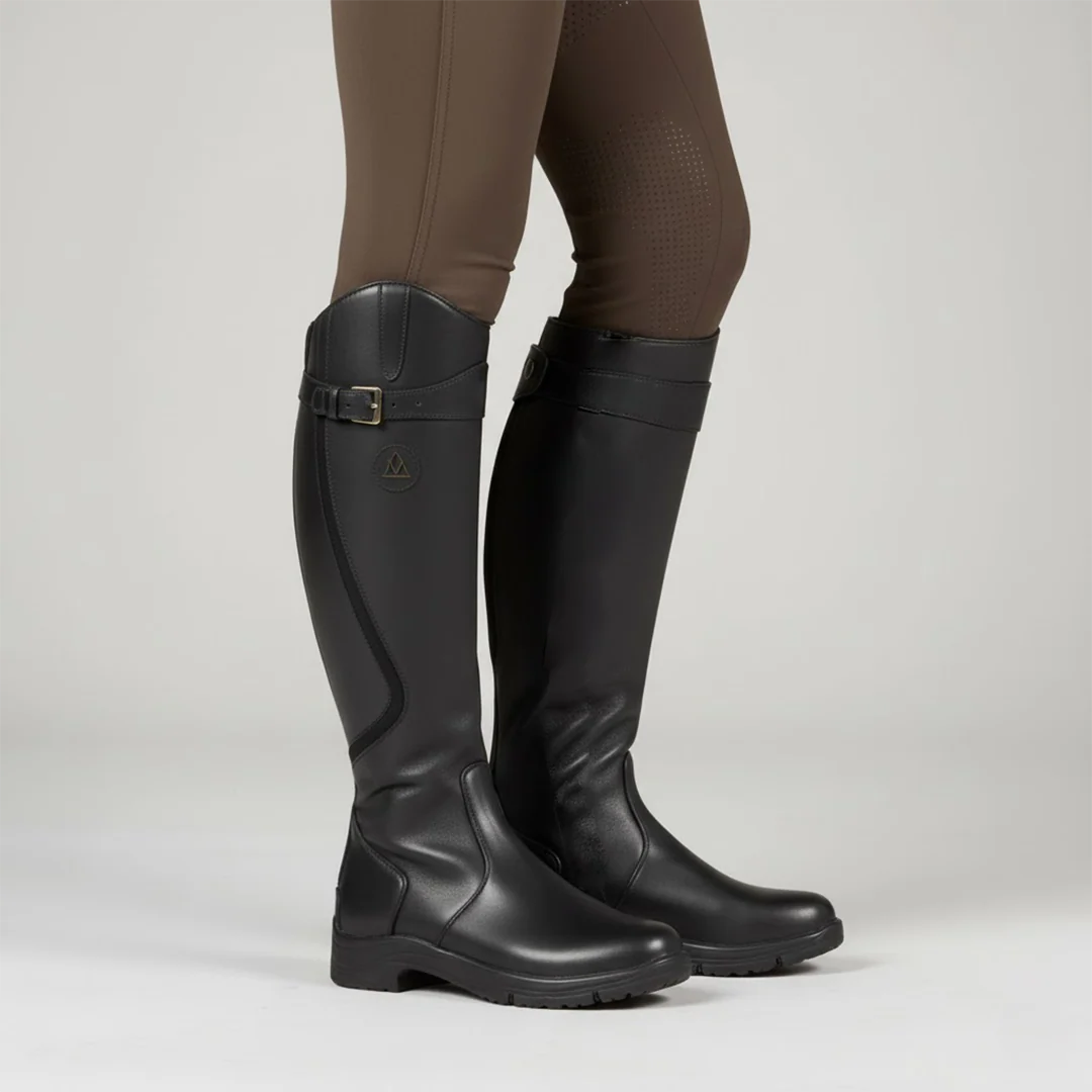 Women’s Tall Rubber Riding Boots - Waterproof Knee-High Style