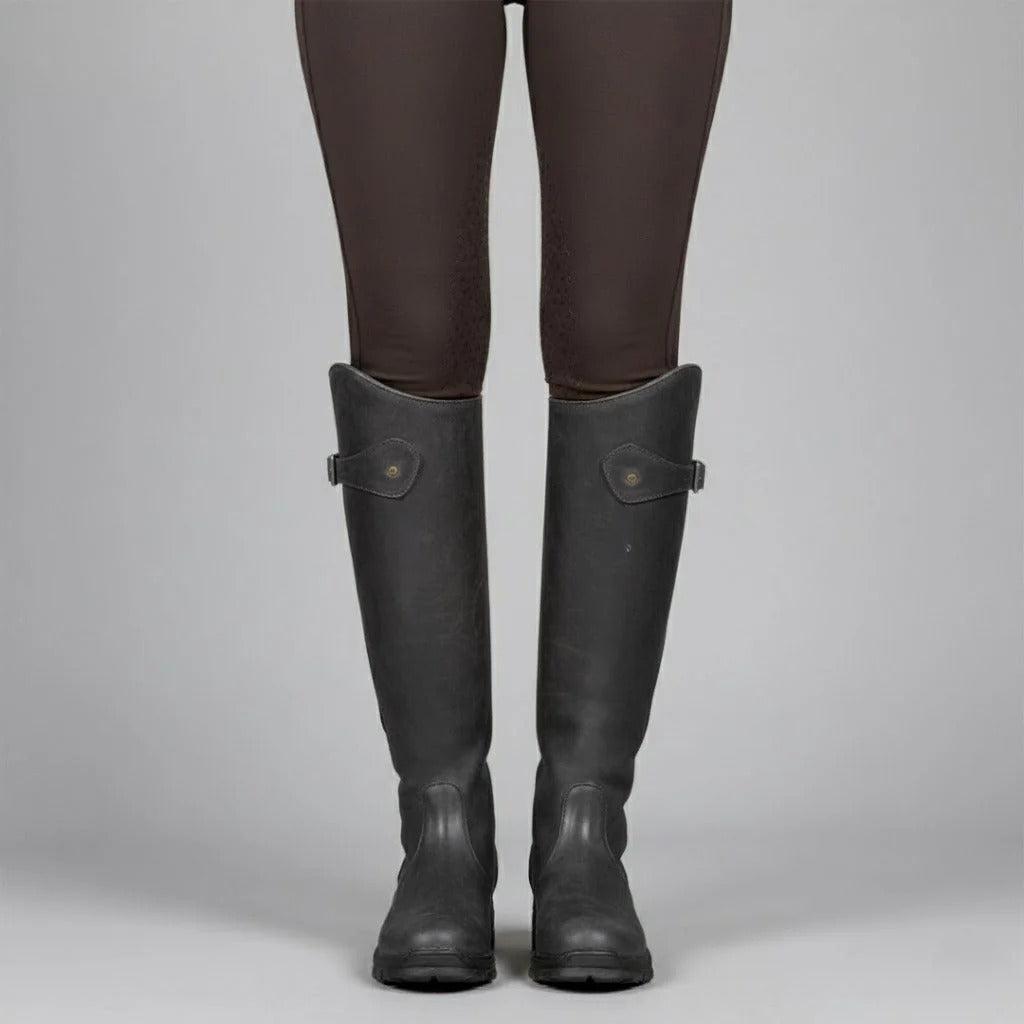 Women’s Tall Rubber Riding Boots - Waterproof Knee-High Style