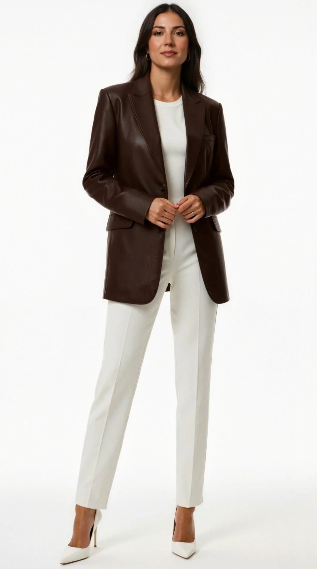 Women’s Catherine Oversized Blazer - Structured Tailored Layer