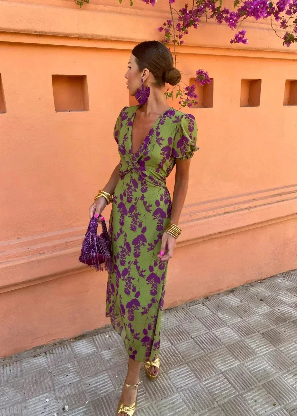 Jackie - Floral Wrap Maxi Dress