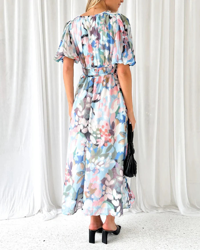 Jessica - Elegant Floral Maxi Dress
