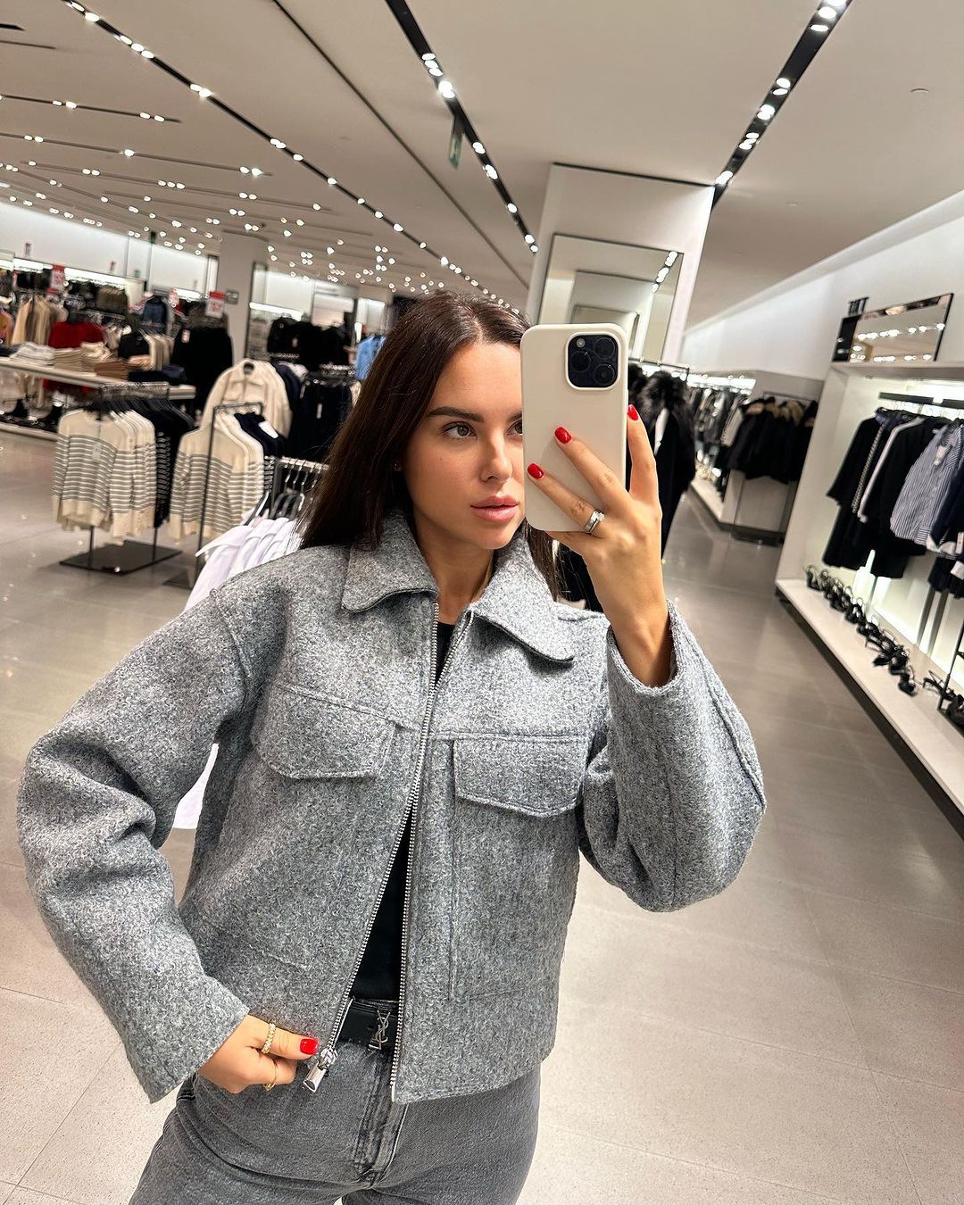Women’s Cropped Bouclé Jacket