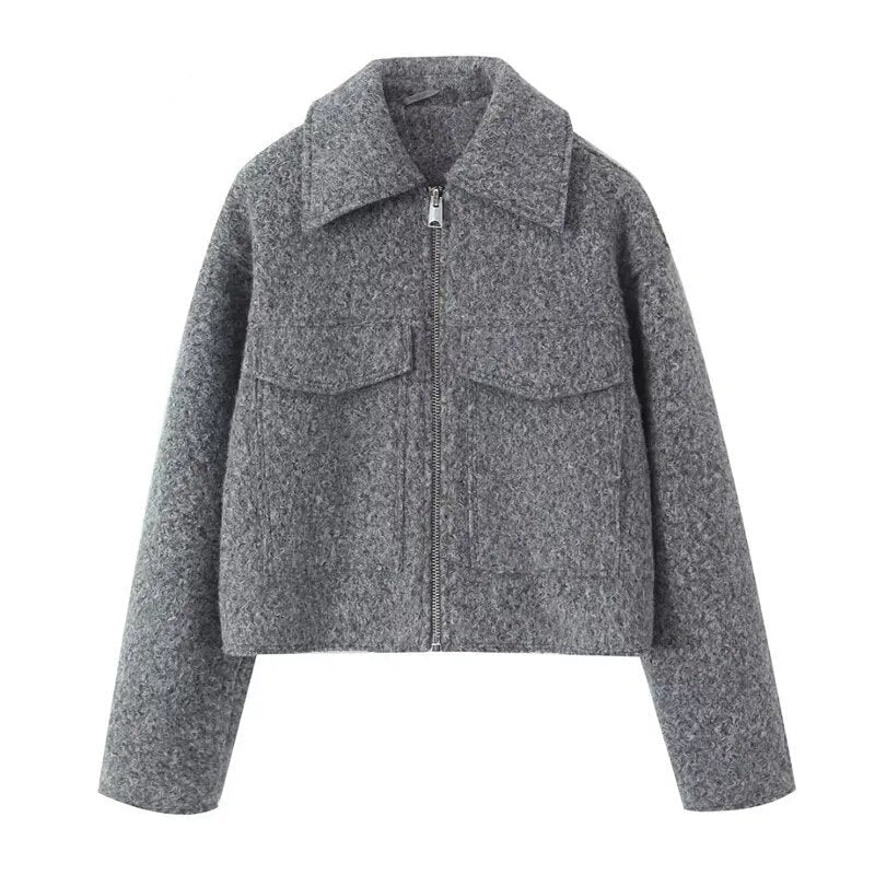 Women’s Cropped Bouclé Jacket