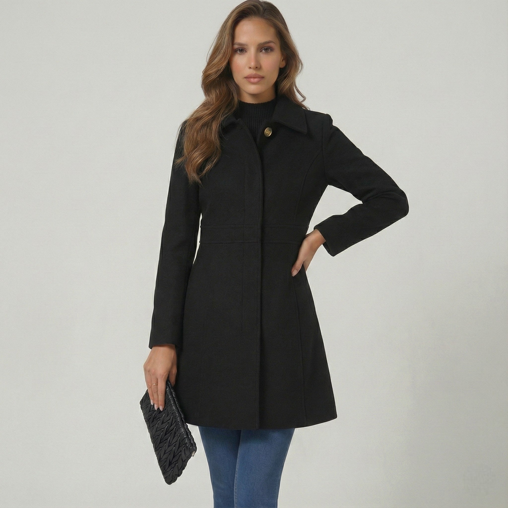 Women's Button-Placket Coat