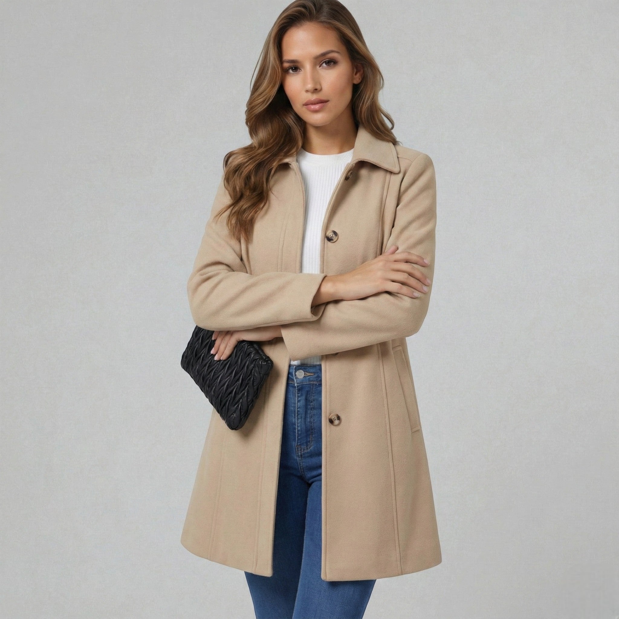 Women's Button-Placket Coat