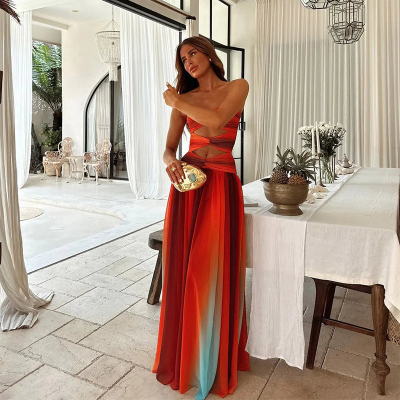 Amy - Strapless Maxi Dress