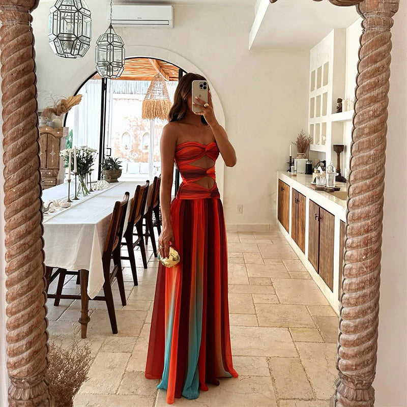 Amy - Strapless Maxi Dress