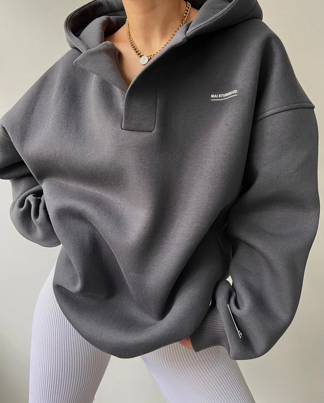 Women’s Margot Minimalist Collar Hoodie