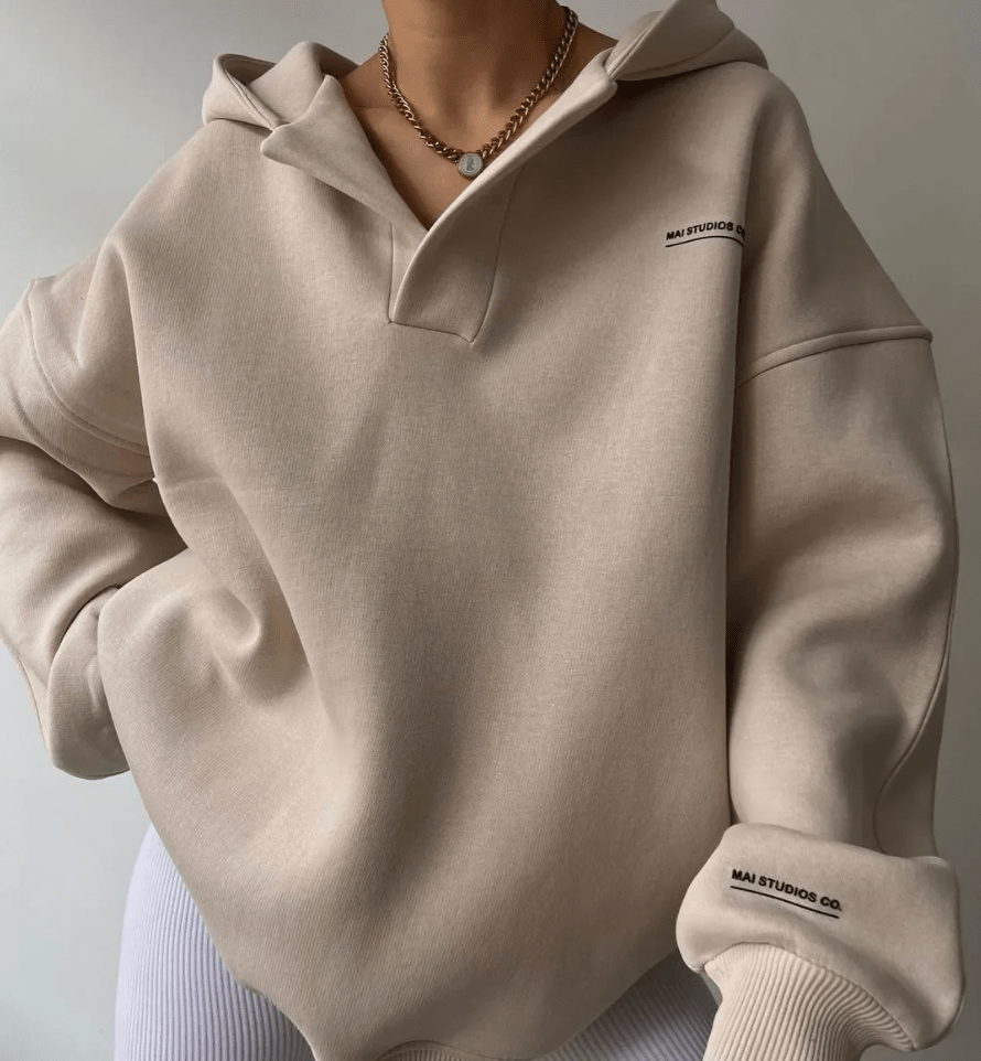 Women’s Margot Minimalist Collar Hoodie