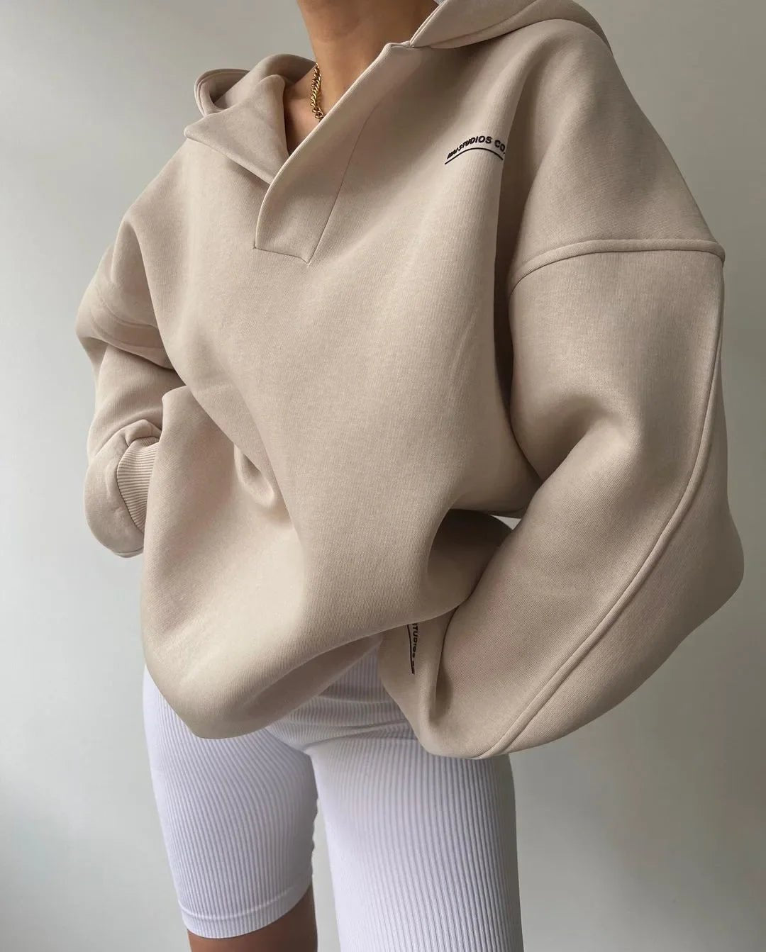 Women’s Margot Minimalist Collar Hoodie