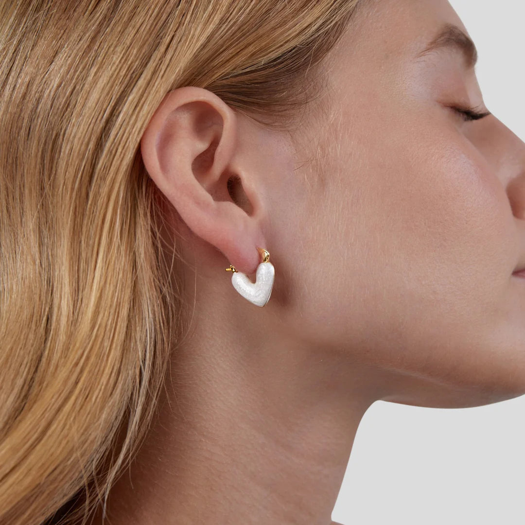 Maya - Pure Heart Drop Earrings