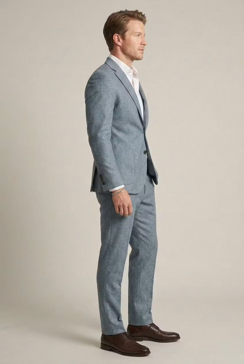 Men's Slim-Fit Two-Piece Nylon Blend Formal Suit