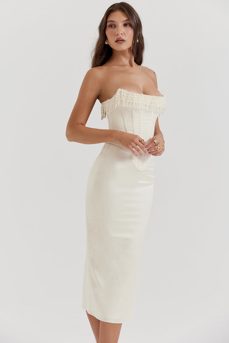 Celine - Vintage Strapless Dress