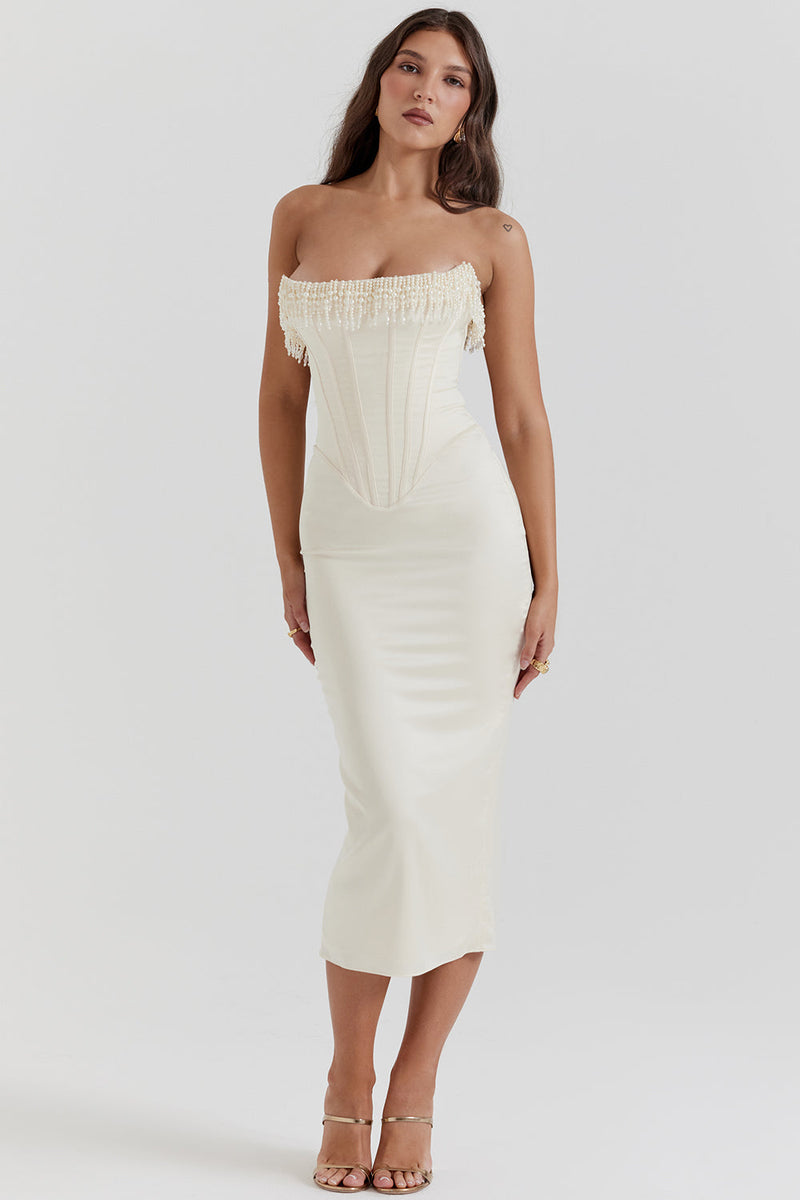 Celine - Vintage Strapless Dress