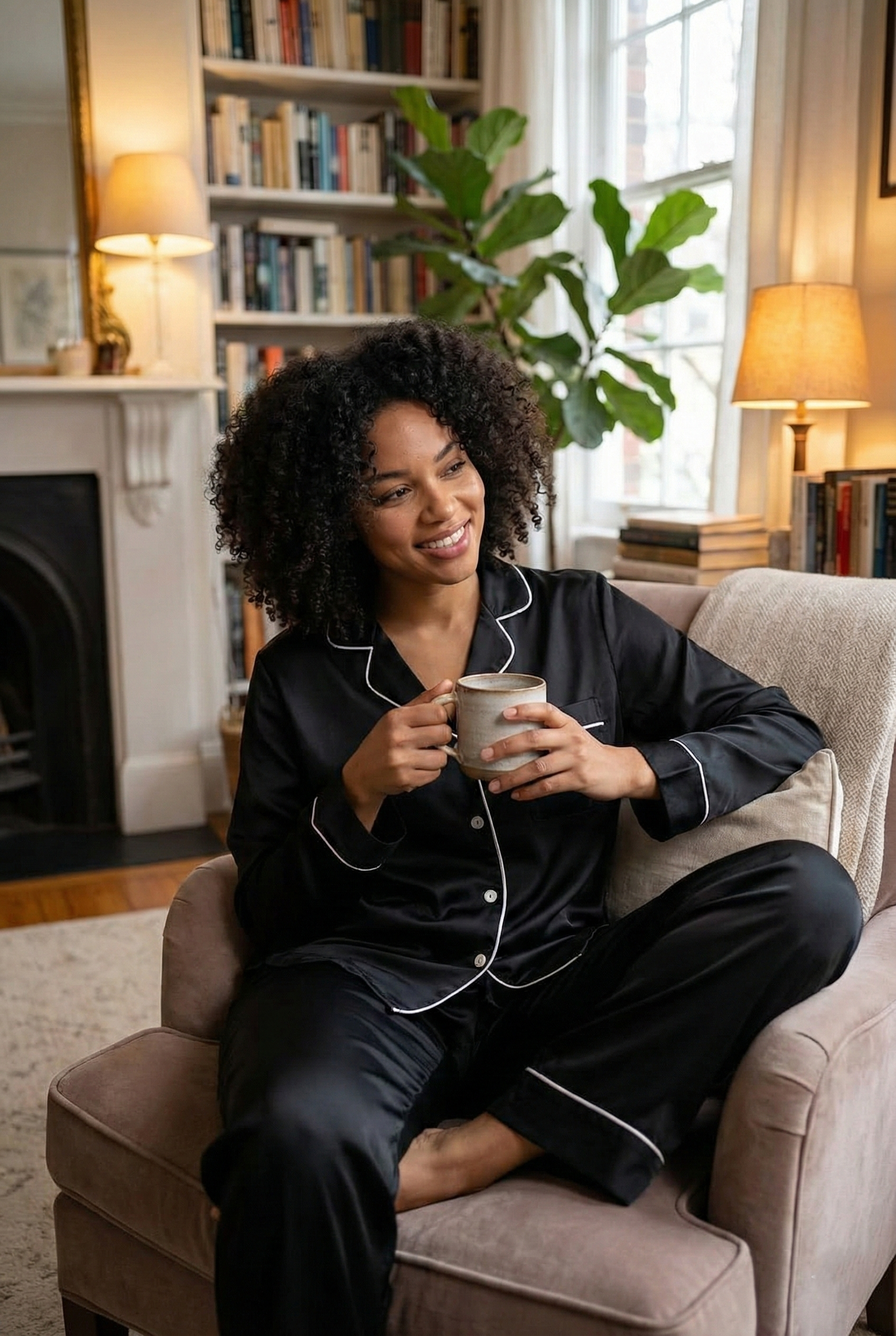 Women’s Button-Down Pajama Set