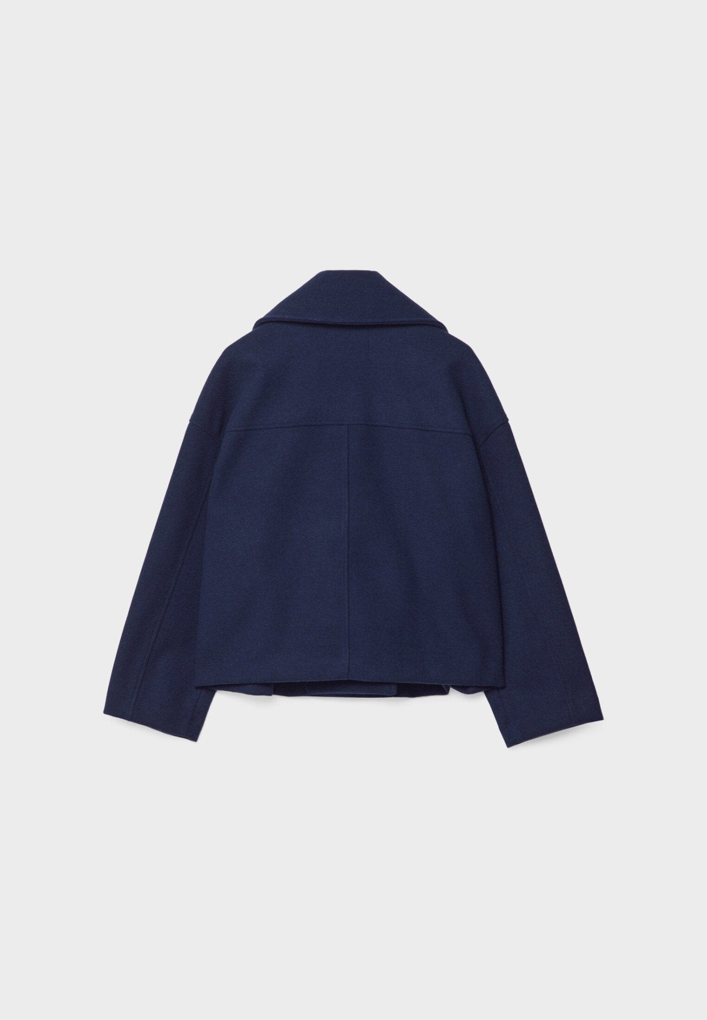Short Modern Cropped Jacket - Double-Breasted