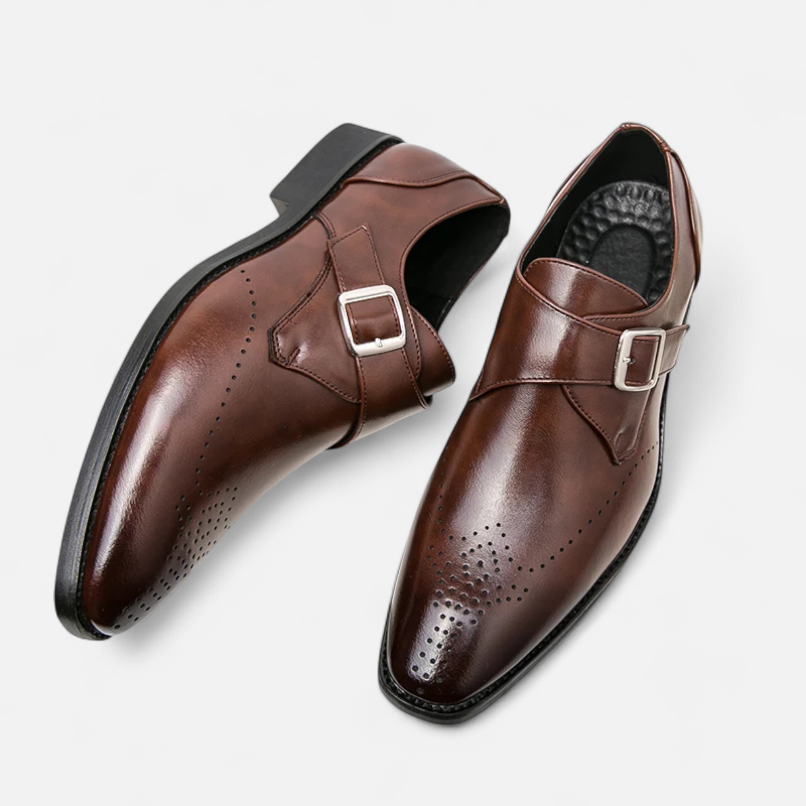 Men’s Alden Buckle-Detail Formal Dress Shoes