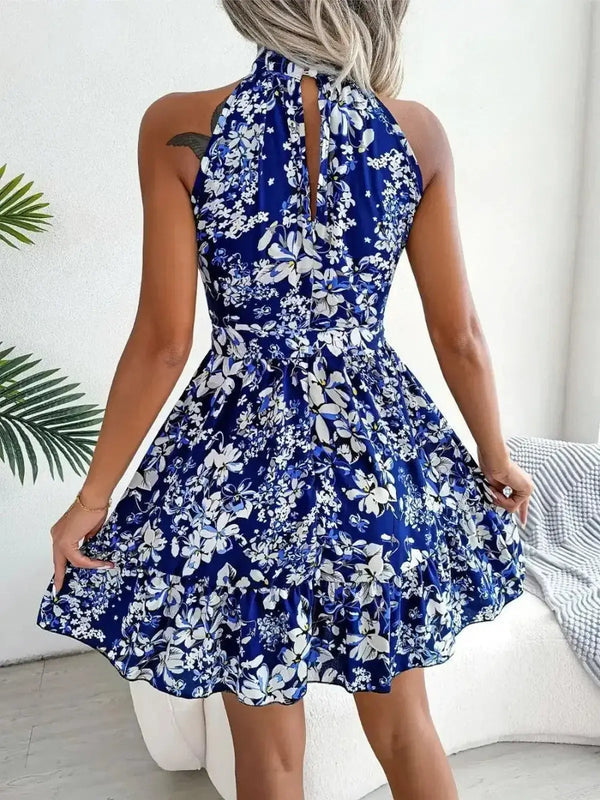 Fiorella - Halter Blossom Dress