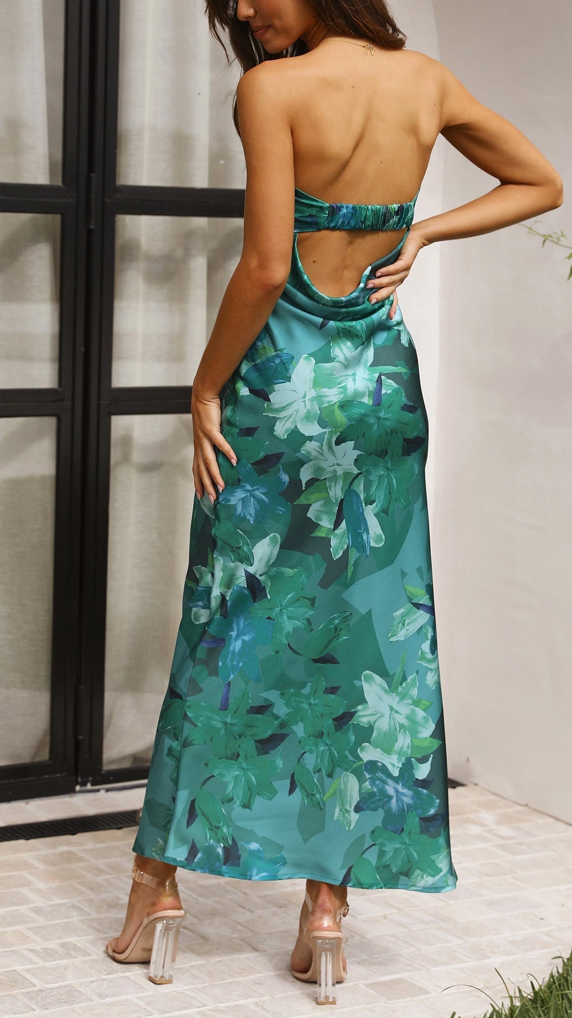 Lilura - Sunset Bloom Strapless Dress