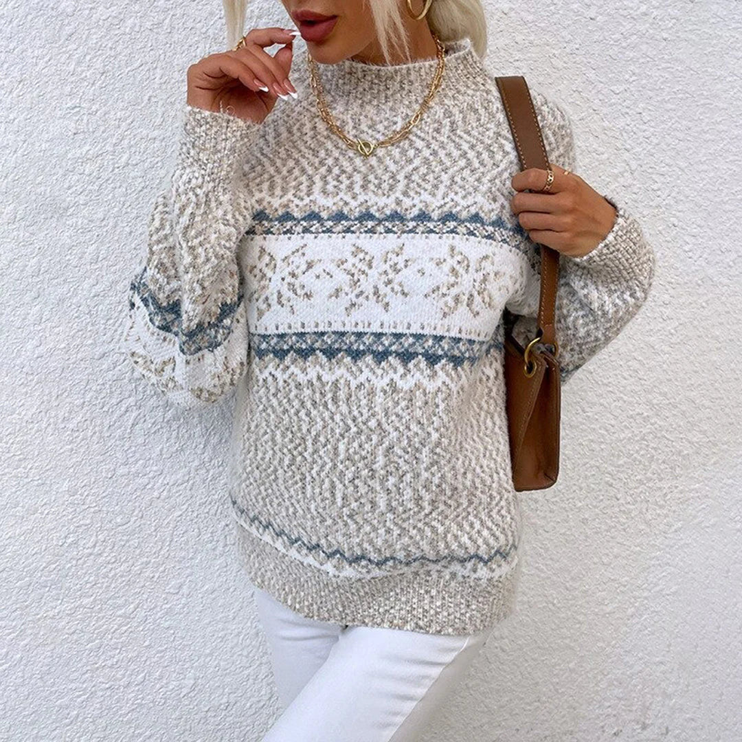 Women’s Patterned Fleece Pullover