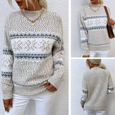 Women’s Patterned Fleece Pullover