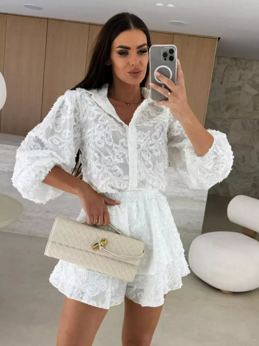 Piper - Retro Lace Mini Dress
