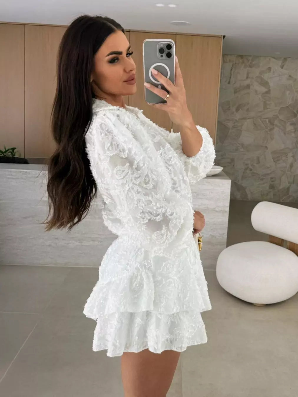 Piper - Retro Lace Mini Dress