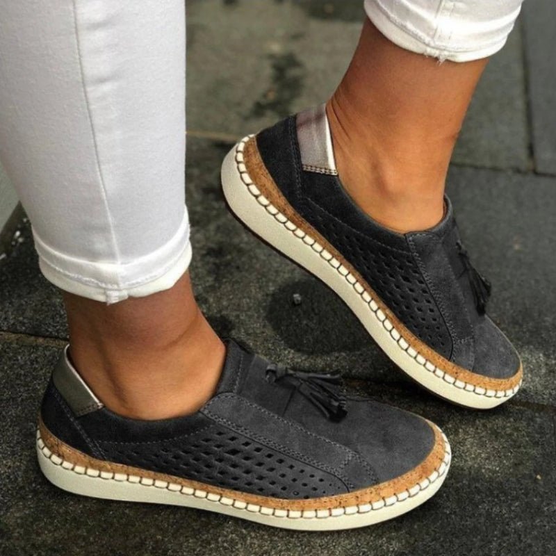 Women's Breathable Arch-Support Slip-On Loafers - Black (Almost sold out!)